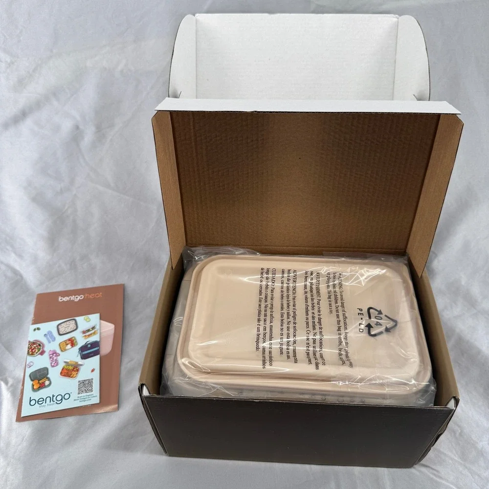 Bentgo Heat Electric Lunch Box Portable Food Warmer Latte BGHEATBX-LT‎ New